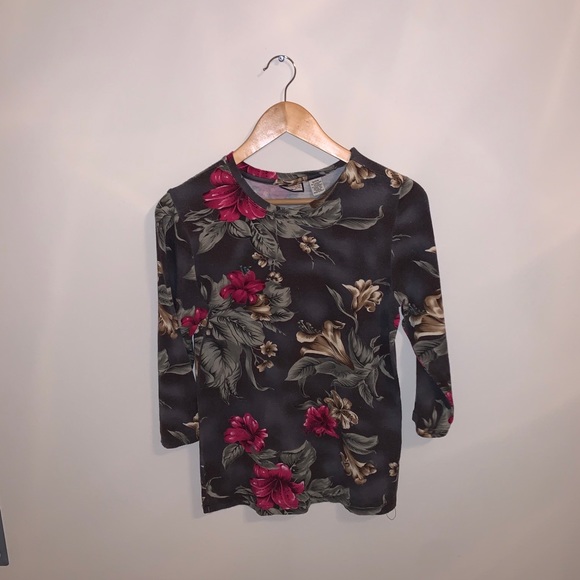 Caribbean Joe Tops - Caribbean Joe Womens Flower Top